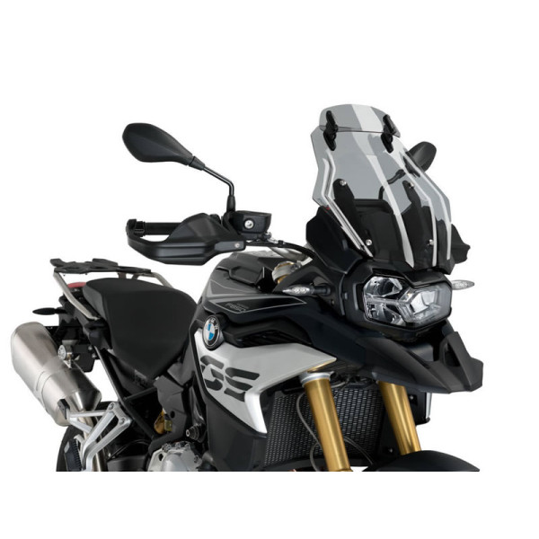 Puig Touring Screen With Extender Light Smoke